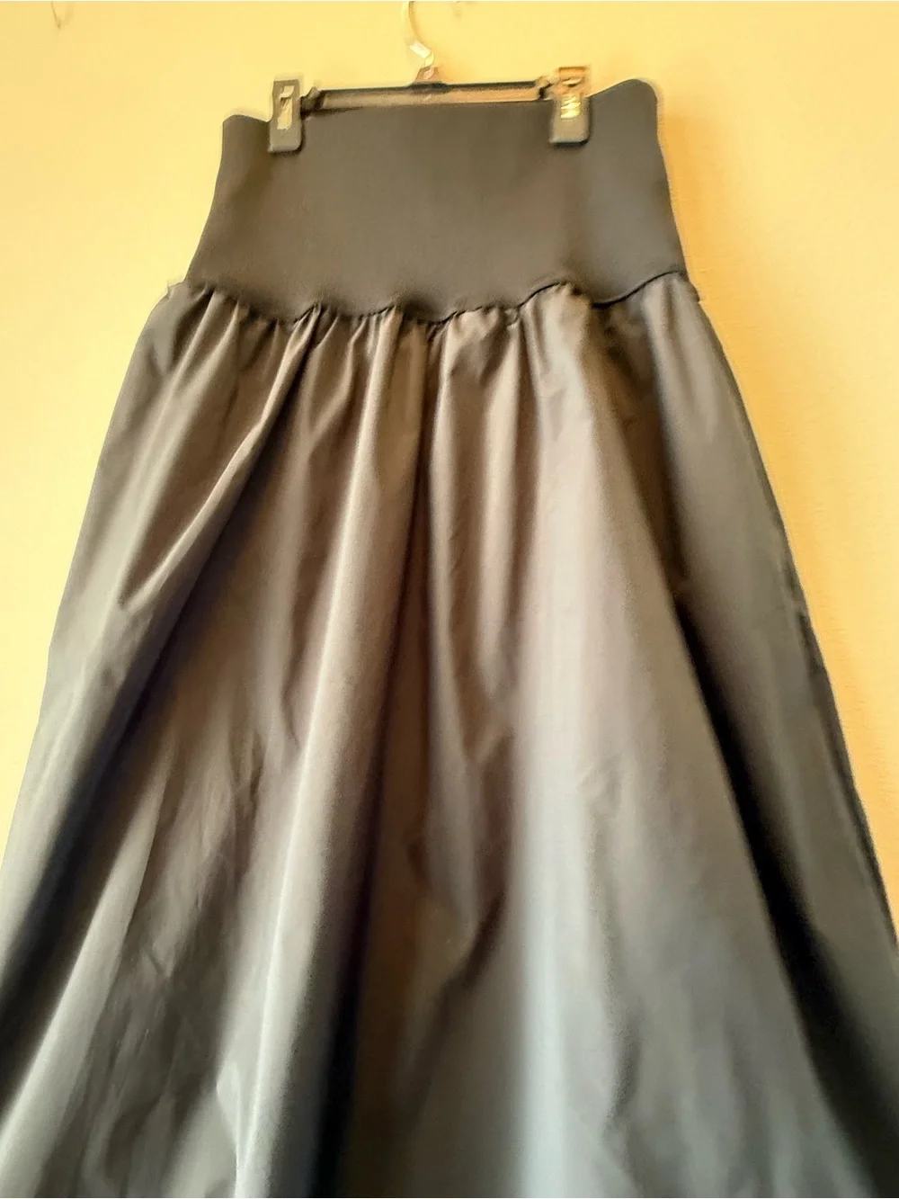 Emerson Lang Black Balloon Midi Skirt - Women’s Size Medium Elegant Chic